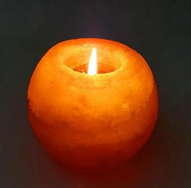 Mini Himalayan Crystal Salt Candle Holder for Gifts
