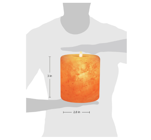 Mini Himalayan Crystal Salt Candle Holder for Gifts