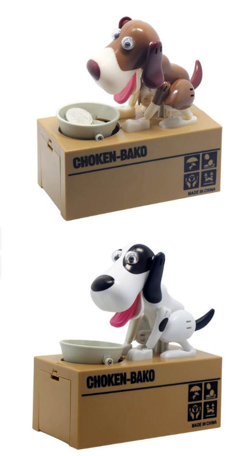 Money Dog Piggy Bank - Coin Savings Jar