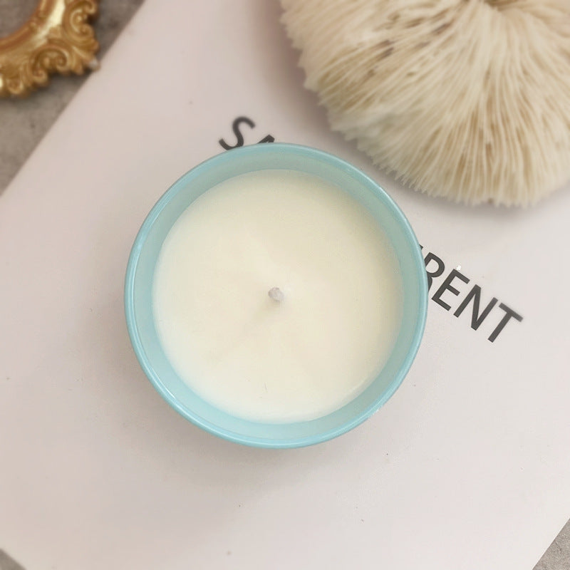 Crystal Flower Shaped Soy Wax Candle Gift Set