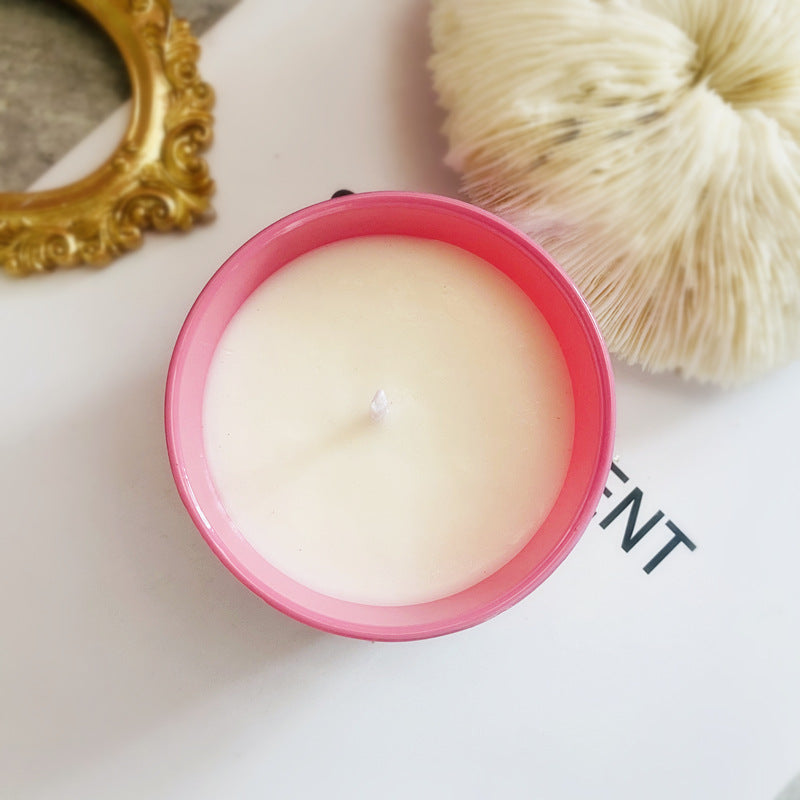 Crystal Flower Shaped Soy Wax Candle Gift Set