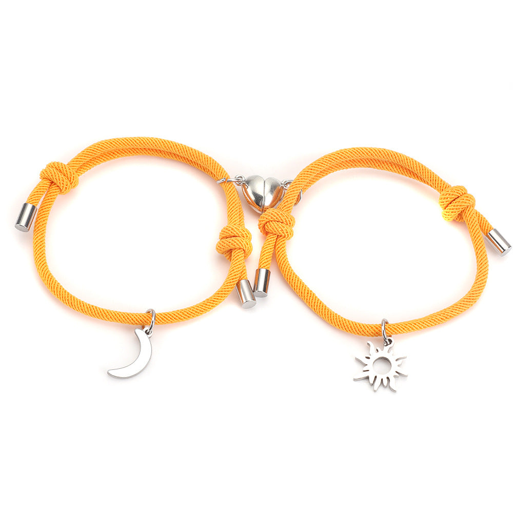 Sun & Moon Couple Bracelet Set