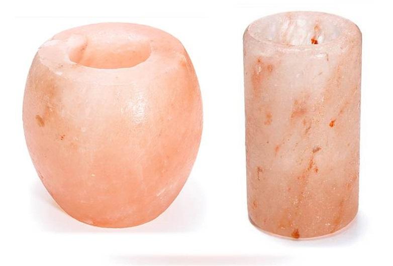 Mini Himalayan Crystal Salt Candle Holder for Gifts
