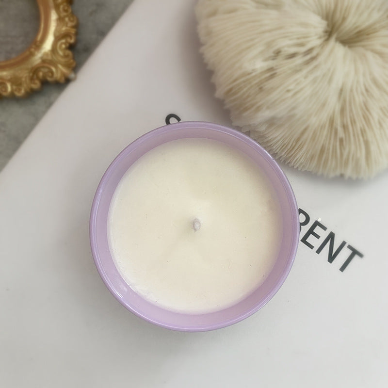 Crystal Flower Shaped Soy Wax Candle Gift Set